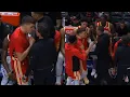 Bogdan Bogdanovic gets heated with coach on Hawks bench and needs to be held back