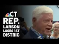 Rep John Larson speaks after Luke Bronin is projected to win the 1st District Primary