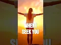 Download Lagu When I Seek YOU - Song based on Jeremiah 29:13