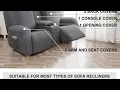 RECLINER SOFA COVER INSTALLATION FROM TEMU
