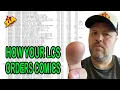 How your Local Comic Shop LCS orders comics
