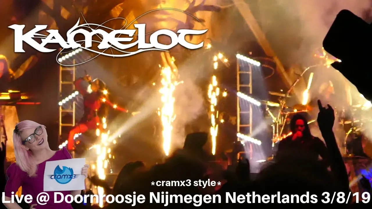 Kamelot & Evergrey LIVE @ Doornroosje Nijmegen Netherlands 3/8/19 *cramx3 concert experience*