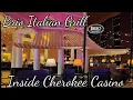 A taste of Italy Brio Italian Grill Inside the Cherokee Casino