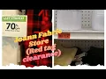 Joann Fabric Store Red tag clearance