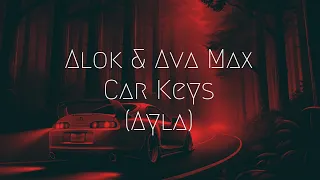 alok u0026 ava max car keys ayla extended remix