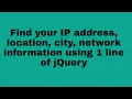 How to get user s ip address with javascript location city country postal code in JavaScript