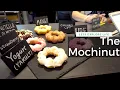 Trying the Mochinut donut shop mochi donut in Seattle South Lake Union district