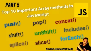- Array 10 Most Important Arrays Functions in JavaScript