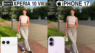 Sony Xperia 10 VIII Vs iPhone 17 Camera Test Comparison