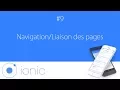 Developper une application ionic 3 - des pages