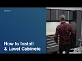 Garage How to Install Level Cabinets