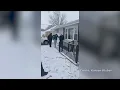East Peoria police officer hit by drunk driver returns home