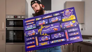 Download ONE MAN VS CADBURY'S WORLD'S BIGGEST SELECTION BOX | BeardMeatsFood MP3