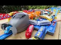 Download Lagu Thomas the Tank Engine ☆ Shinkansen Big Swallow Station Course \u0026 Thomas Friends Lots of Freight Cars