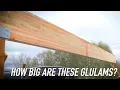 Build Update Framing on BIG GLULAMS Dr Decks