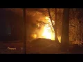Structure fire in Spring Valley