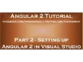 Setting up Angular 2 in Visual Studio