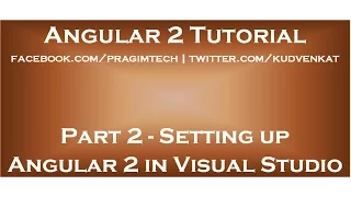 Setting up Angular 2 in Visual Studio