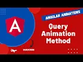 46 Query Method to animate child elements in the Trigger in Angular Animations App - Angular16