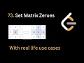 Set Matrix To Zero LeetCode 73 Array Hindi
