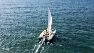 A Mast-Bending Passage on the North Sea