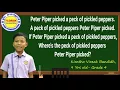 Download Lagu Tongbreker voor kinderen || Peter Piper Picked ||