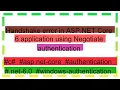 Handshake error in ASP NET Core 6 application using Negotiate authentication