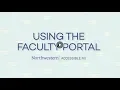 AccessibleNU Faculty Portal Guide