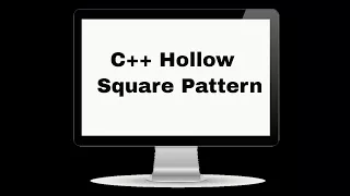 Hollow Square Pattern in C by For Loop