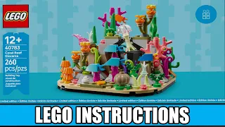 LEGO Instructions - Promotional - 40783 - Coral Reef Diorama - Wonders of the Natural World