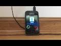 Samsung Galaxy Y incoming call