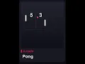 Classic Pong Game in MiniGameHub - Single Multiplayer