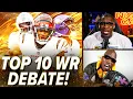 Unc Ocho DEBATE the Top 10 receivers in the NFL Is Ja marr Chase the UNDISPUTED Nightcap
