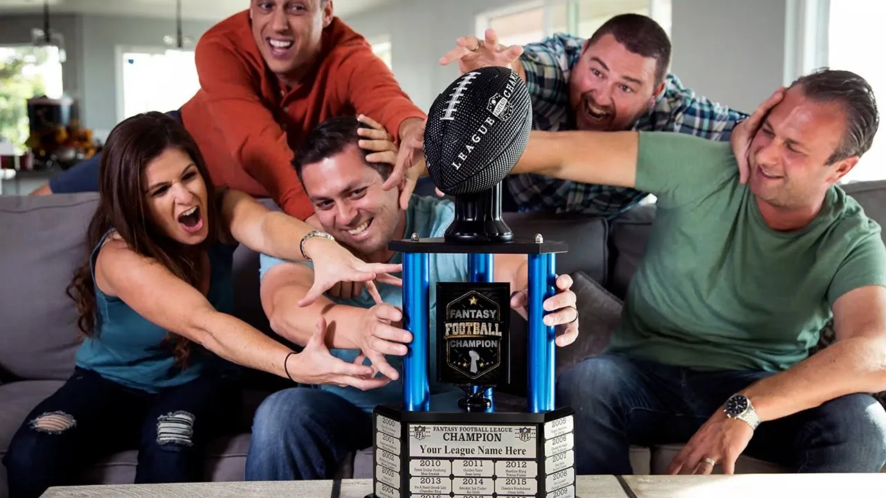 TrophySmack — TrophySmack.com - Fantasy Football Trophies, Belts, and Rings (YouTube video ad)