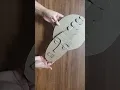 African mask from cardboard Part-1