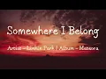 Download Lagu Somewhere I Belong (Lyrics) - Linkin Park