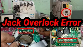 Jack Overlock Error 4 Jack Overlock E5 Sewing Machine Error 