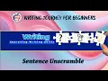 23 Unscrambling Sentences Understanding Sentence Structure Writing Journey For Beginners