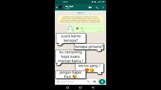 vn wa suaranya jadi aneh