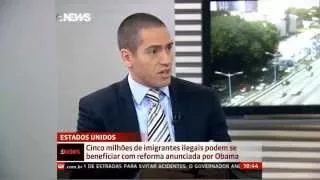 Heni Ozi Cukier comenta no GloboNews o decreto de Obama sobre imigração