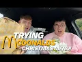 Trying The Whole of McDonald’s New Christmas Menu ( CHAOS ) 