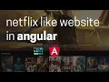 How to make netflix like website in angular 14 Angular Tutorial