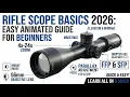 New to Rifle Scopes Master the Basics FAST 3D Animated