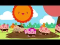 5 MUDDY PIGGIES 🐷 Countdown Song for Kids | The Kiboomers