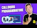 COLLOQUIO DI LAVORO come si prepara un web developer