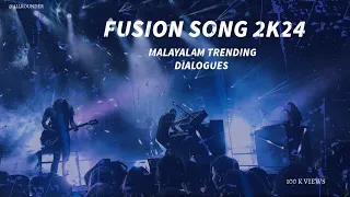 fusion song 2k24 malayalam trending dialogues fusion trending song fusionsong for all program