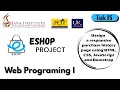 Design a Responsive Purchase History Page Task 35 Eshop Project Web Programming I JIAT