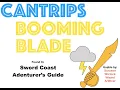 BOOMING BLADE SPELL DnD 5E Cantrips