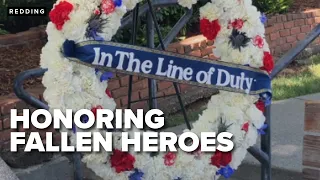 Final tribute held for fallen officers at old Shasta courthouse