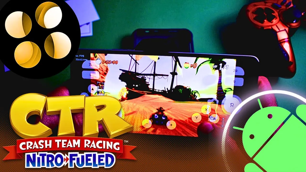 Crash Team Racing Nitro Fueled Android Gameplay - Skyline Emulator Edge - Skyline Mali GPU
